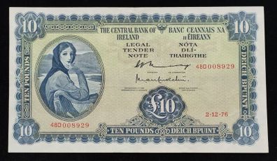 Ireland | 1976 | 10 Pounds | P.66d | 48 D 008929 | aUNC