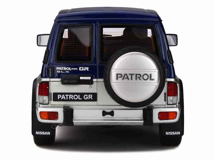 Nissan Patrol Gr Blue Th1 & Silver Kj1 1992 - Very Rare - Ottomobile - 1/18 - New In Box