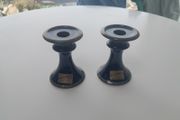Louis Mulcahy Candle Holders pair with labels