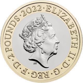 UK 2 Pounds Coin Alexander Graham Bell 2022. BU