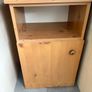 Wooden desk and locker Image 4