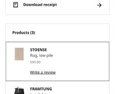 Ikea Carpet Stoense 170 X 240 Cm