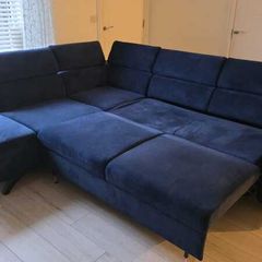 Navy blue Sofa bed