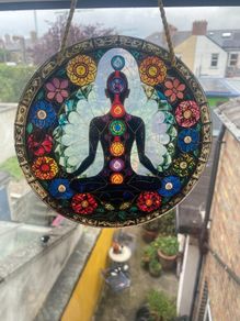 Stunning a chakra Suncatcher