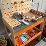 Hape Wooden Toy Workbench with Tools Image 2