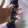 navy floral hairband Image 2