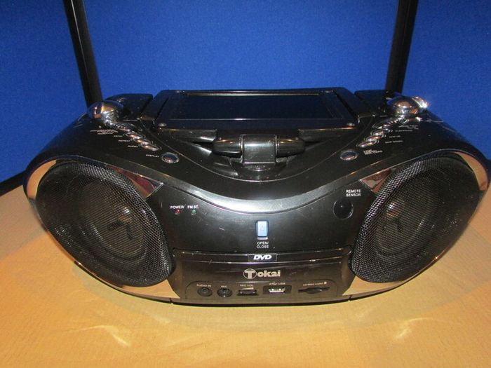 Tokai 7-inch Portable DVD player With FM Radio-USB