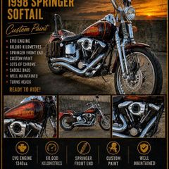 Harley Softail springer price drop