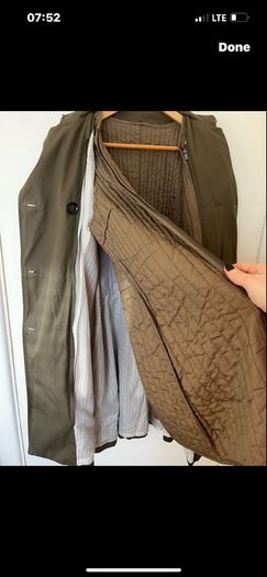 Zara Trench Ciat Size 12