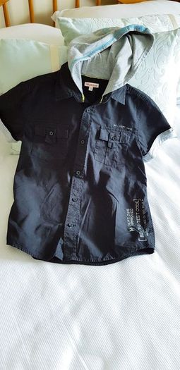 Bluezoo Boys Hooded Shirt - Age 12