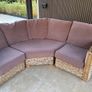 L corner wicker sofa set Image 6