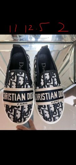 Dior girls sneakers size 11 12.5 and 2
