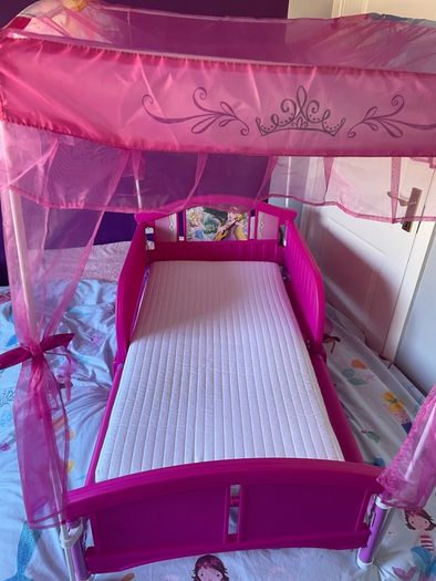 princess canopy toddler bed