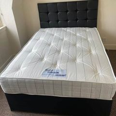 New 4ft Small Double, 4ft6 Double, 5ft King And 6ft Superking Size Divan Beds Instock. Tufted Mattresses Available. Multiple Headboard Options
