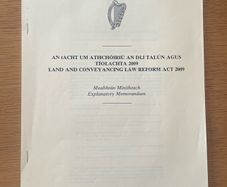 Land and Conveyancing Law Reform Act 2009