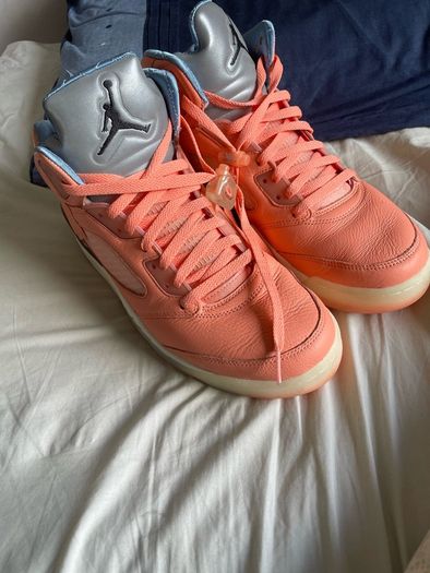 Air Jordan 5 Retro DJ Khaled We The Best Crimson Bliss Size 10 Used + Extra Laces
