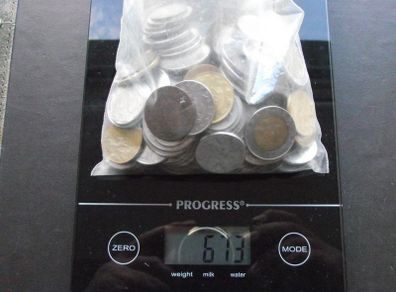 A Lot of 670 grams of Italian coins