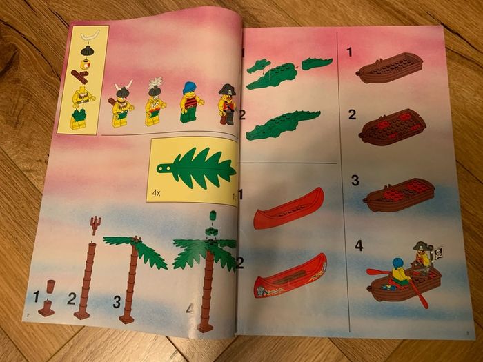 LEGO Pirates 6264 Forbidden Cove Instruction Manual Only Vintage Islanders 90s