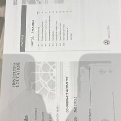 Maths Institute Full Notes Higher Level
