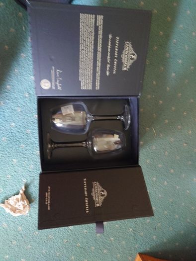 Tipperary crystal wine glasses