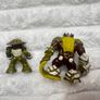 Gormiti Forest People Barbatus The Lord Of The Forests and Sporius the Terrible 2nd Series approx. 6 and 4 cm.  Please see photos Image 5