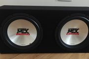MTX Thunder 2x12" car subwoofer