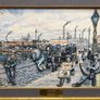 Pair of 3D Framed Belfast Pictures Queen's Bridge and Holywood Arches Image 2