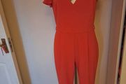 Miss Selfridge red jumpsuit for women size UK12 EU 40 Perfect condition Postage included