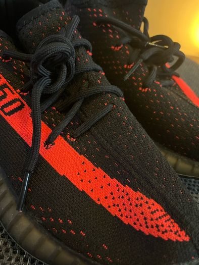 Black & Red Yeezys