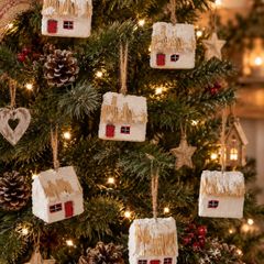 Christmas wooden Irish Cottages