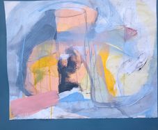 Abstract Still Life Original Painting on Fabriano Paper 100% Cotton by Brian Maguire