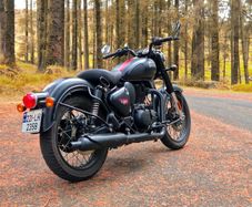 Royal Enfield Classic 350 with many upgrades