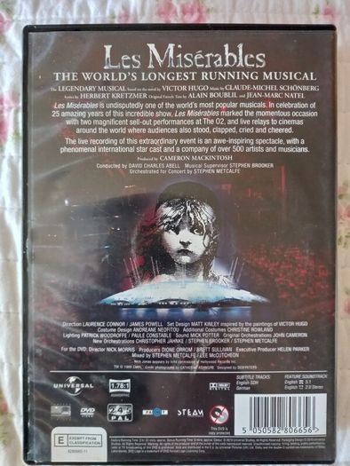Les Miserables 25th Anniversary Live at the o2 live musical concert