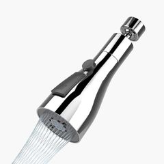 360 Degree Swivel Spout FM22 M24 Kitchen Sink Tap Spray Attachment Head with 3 Modes,Replacement Tap End Diffuser Spout,Faucet Pressurised Water Nozzle Aerator with Adapter Filter Accessories