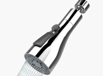 360 Degree Swivel Spout FM22 M24 Kitchen Sink Tap Spray Attachment Head with 3 Modes,Replacement Tap End Diffuser Spout,Faucet Pressurised Water Nozzle Aerator with Adapter Filter Accessories