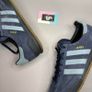 Adidas Jeans Navy Blue Suede Black Leather Image 3