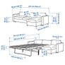 Vimle 3-seater sofa bed with storage Image 5