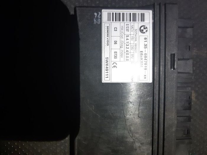 Genuine Bmw 5 Series E60 E61 Gateway Body Control Module Unit Genuine 6947919