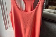 Neon Coral Sports Tank Top Size M