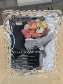 Killarney crystal photo frame