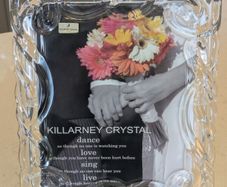 Killarney crystal photo frame
