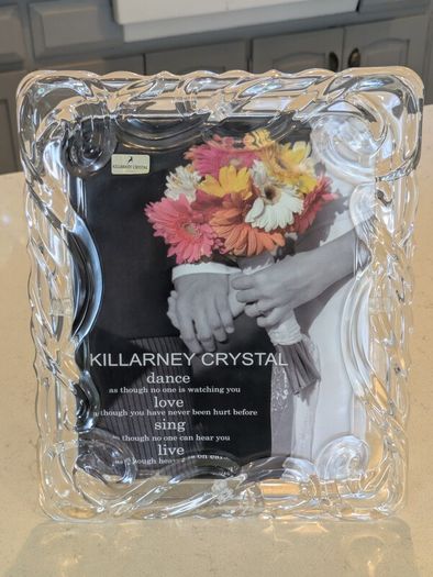 Killarney crystal photo frame
