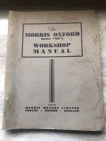 Morris Oxford (Series "MO") Workshop Manual