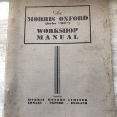 Morris Oxford (Series "MO") Workshop Manual