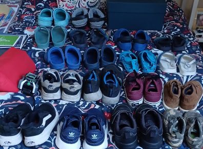 Boys Shoes runners boots wellies bundle