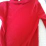 F and F Boys Cable Knit Half Zip Polo in Red Image 6