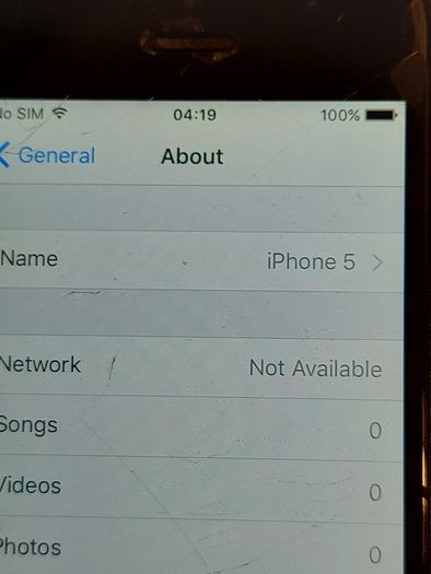 Apple Iphone 5, 16 GB, Black-Grey Back, working fine, reasonable cosmetic condition for its age
