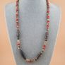 Vintage Himalayan Tibetan Eyes Agate & Whiteheart Glass Beads Necklace Image 5
