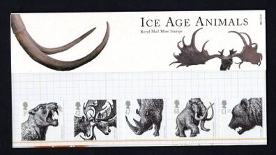 2006 Great Britain Ice Age Animals Commemorative Stamps Presentation Pack