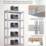 Set of 2 Heavy Duty Garage Storage Shelving Units 650kg Capacity Each Image 3